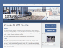 Tablet Screenshot of cmsroofinginc.com